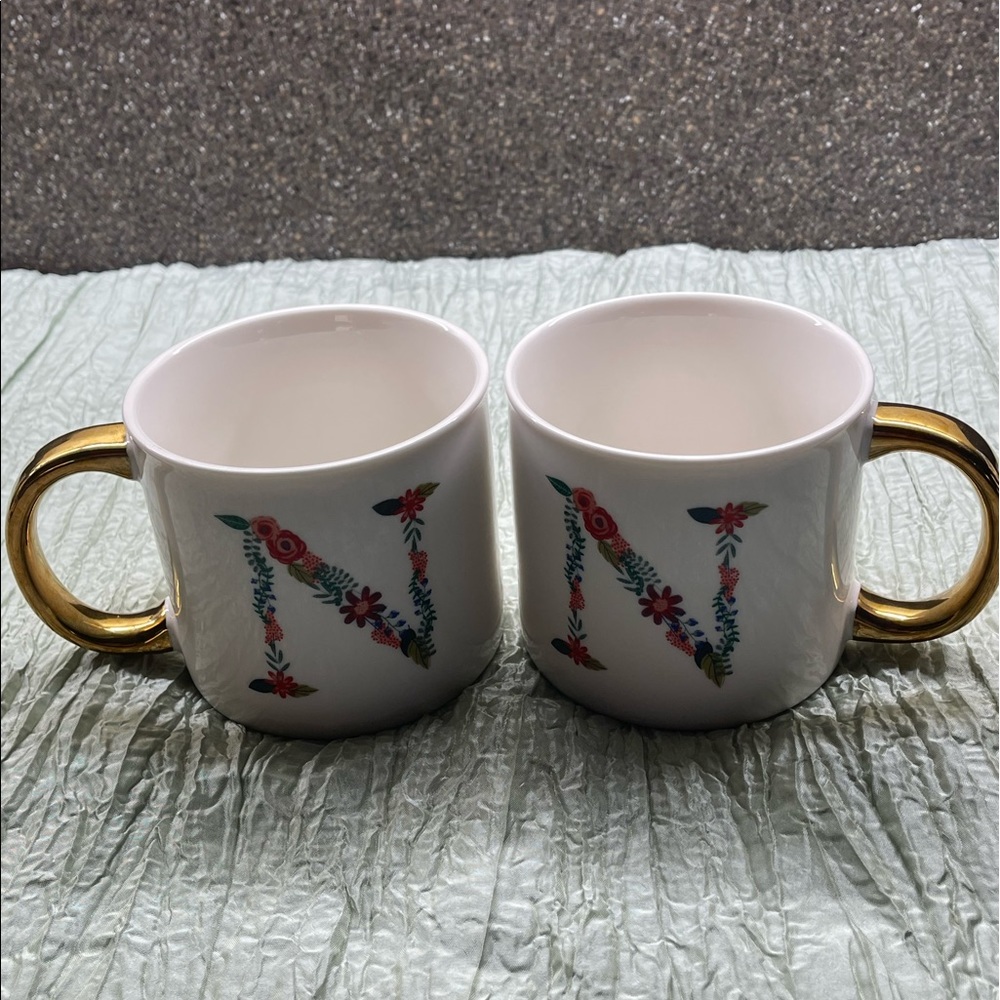 Pair of Opalhouse Coffee Cups “N” Monogram